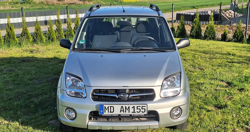 Subaru Justy cena 13900 przebieg: 181000, rok produkcji 2006 z Słomniki małe 191